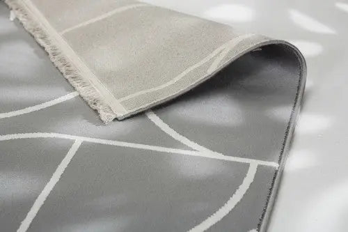 Magic kontúr antra-fehér mintás szőnyeg 222 040 133x190 / szürke