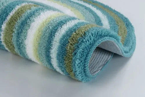 Mandala Turquiose fürdőszoba szőnyeg 80kör / zöld