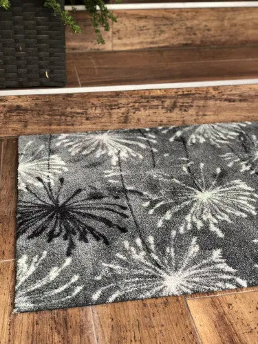 Manhattan Pusteblume grau-mint lábtörlő 50x70 / szürke