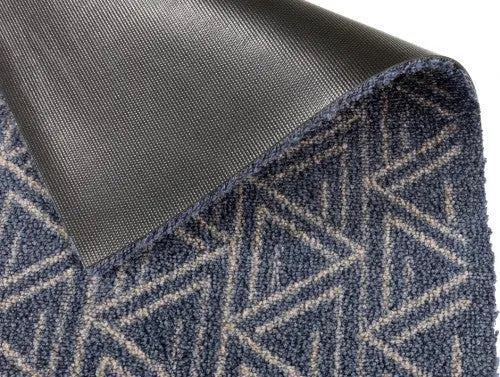 Manhattan Triangle dunkelblau lábtörlő 50x70 / kék