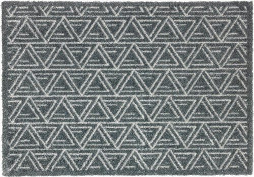 Manhattan Triangle grau lábtörlő 50x70 / szürke