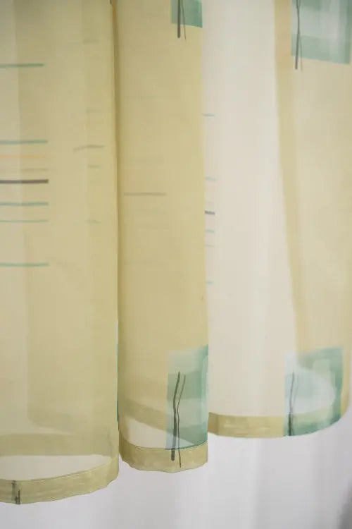 Marianne zöld voile készfüggöny 140x170 / zöld