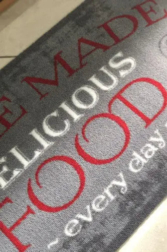 Miabella Homemade Food grill szőnyeg 50x150 / szürke