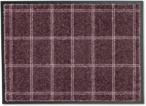 Miami Karo taupe-blush lábtörlő 50x70 / rózsaszín-lila