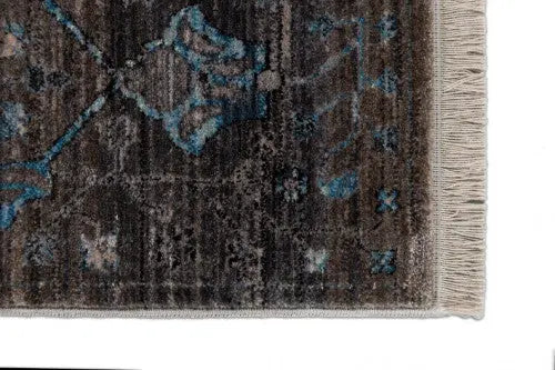 Mystik kék-szürke klasszikus mintás szőnyeg 195 005 200x285 / kék