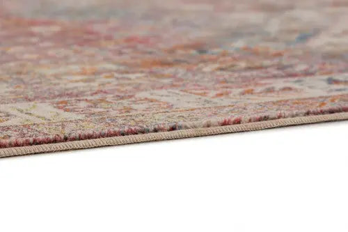 Mystik koptatott hatású szőnyeg orientális elemekkel 215 099 133x185 / beige-barna