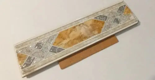 Narancs márványos listello/Berillo 5x20 / sárga-narancs