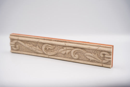 Natúr, széles listello/Etrusco 8x25 / beige-barna