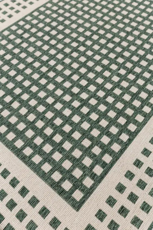 Nebra két oldalon használható szőnyeg 120x170 / zöld