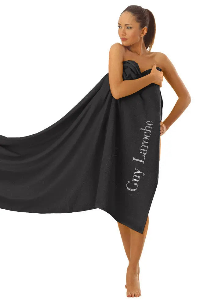 Oceano black strandtörölköző 80x170