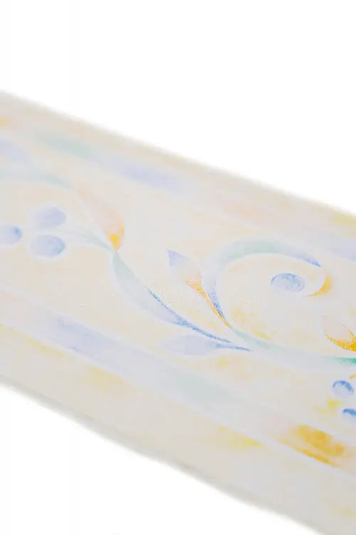 Öntapadós pasztell sárga tapéta bordűr 174464