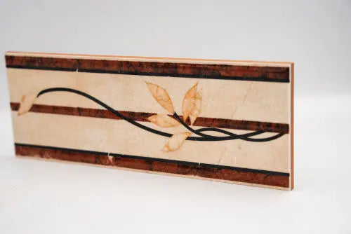 Őszi hangulatú fali dekor/Levante 10x25 / beige-barna