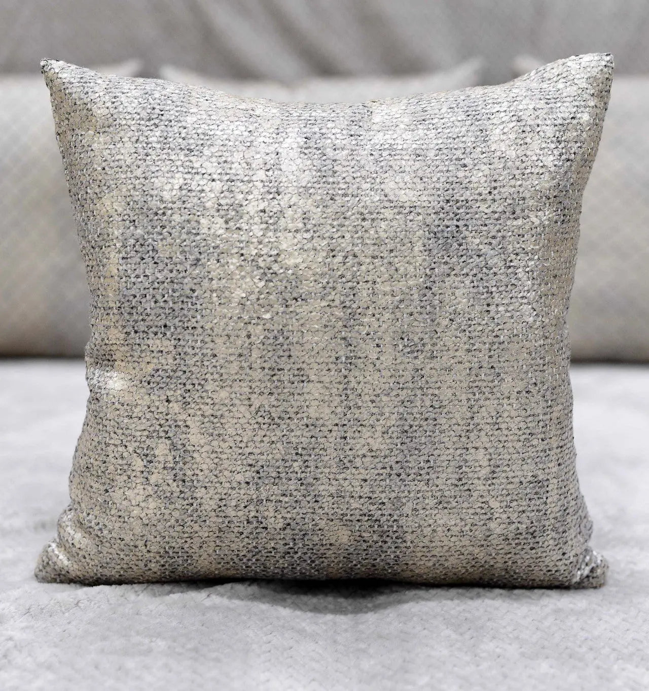 Peel gold díszpárna huzat 40x40 / beige-barna