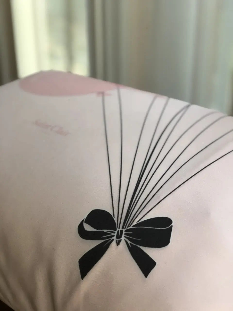 Piggy rózsaszín díszpárna huzat 50x70 / rózsaszín-lila