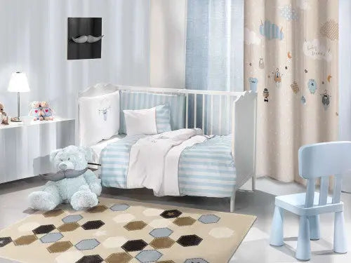 Polygon beige szőnyeg 115x175 / beige-barna