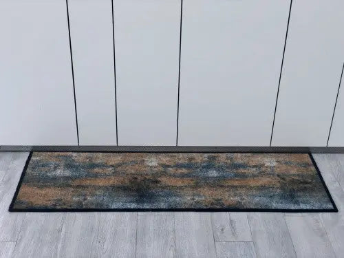 Prestige rust lábtörlő 50x150 / sárga-narancs