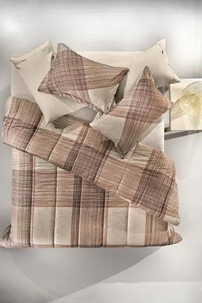 Pueblo terra ágyterítő 220x240 / sárga-narancs