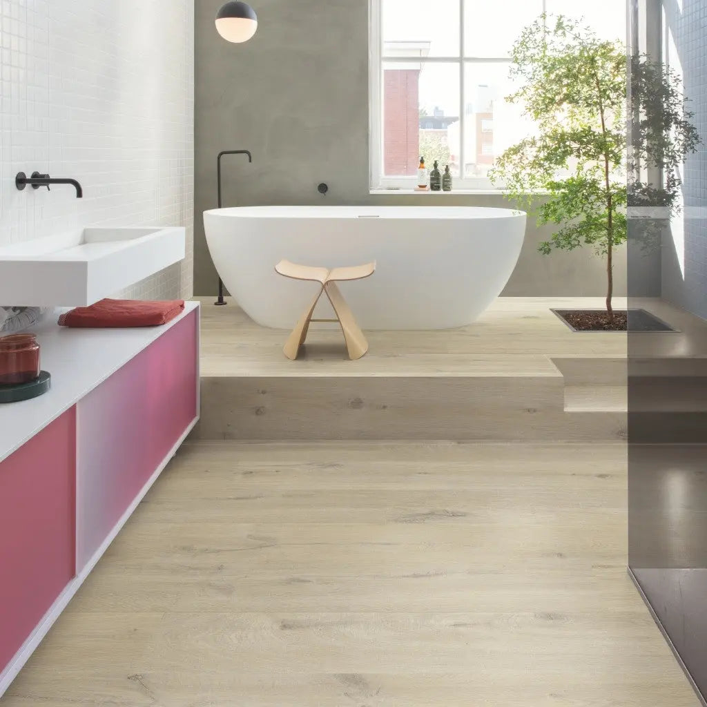 QuickStep Bézs pamut tölgy vinyl AVMPU40103 beige-barna