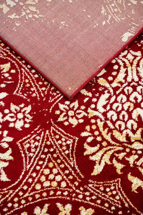 Rain bordó klasszikus szőnyeg 120x180 120x180 / piros-bordó