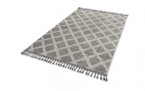 Ravenna apácarács mintás szőnyeg 222 005 133x190 / beige-barna