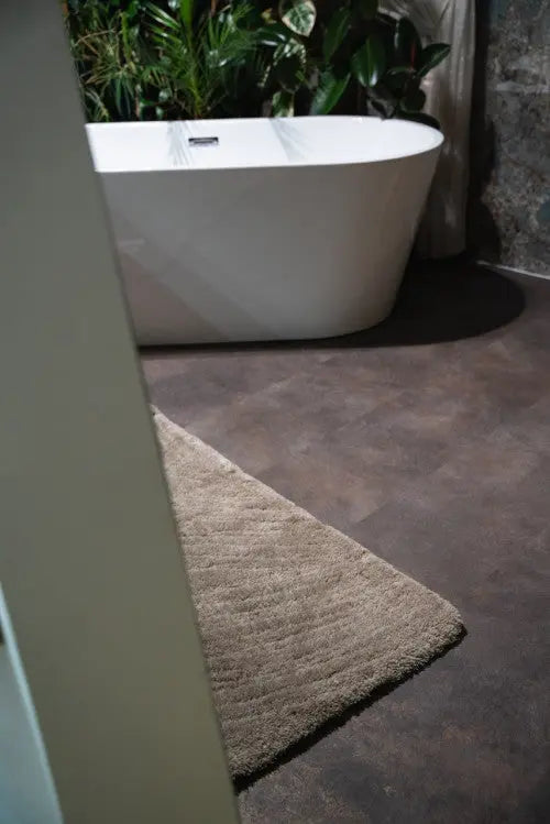 Relax taupe fürdőszoba szőnyeg 50x80 / beige-barna