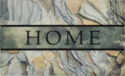 Residence home marble lábtörlő 45x75 / zöld