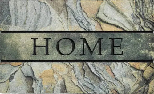 Residence home marble lábtörlő 45x75 / zöld