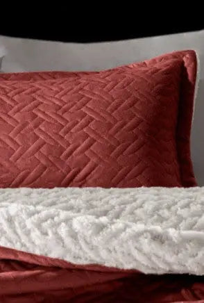 Ristretto bordó díszpárna huzat 50x70 / piros-bordó