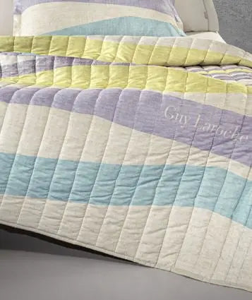 Rivoli lime ágyterítő 220x240 / beige-barna