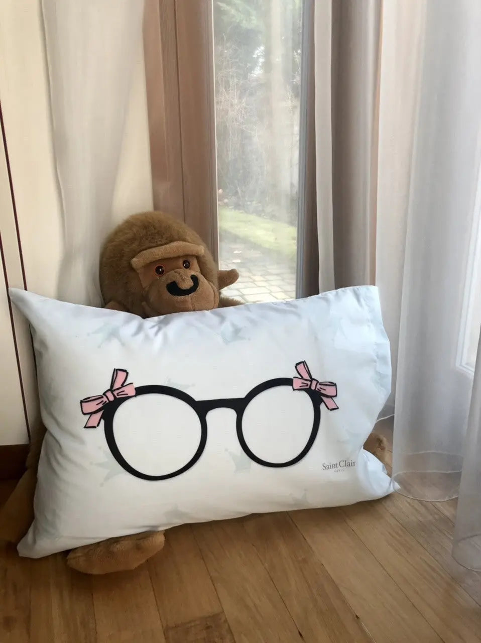 Rosie mentazöld díszpárna huzat 50x70 / zöld