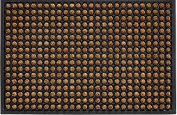 Rubco dots lábtörlő 40x60 / beige-barna