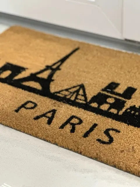 Ruco Print Paris lábtörlő 40x80 / beige-barna