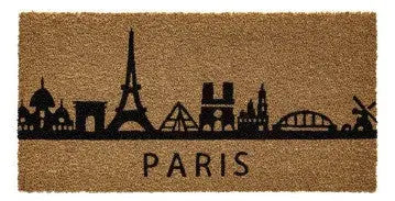 Ruco Print Paris lábtörlő 40x80 / beige-barna