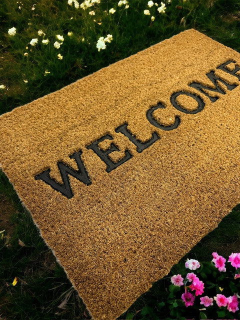 Ruco Rubber welcome lábtörlő 40x60 / beige-barna