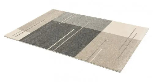 Samoa szürkésbarna modern mintás szőnyeg 002 007 140x200 / beige-barna