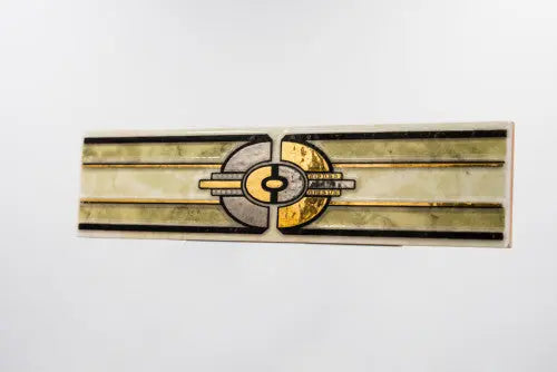 Sárgászöld listello arany motívumokkal/Riga 5x20 / zöld