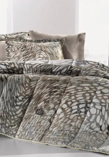 Senegal wenge díszpárna huzat 50x70 / beige-barna