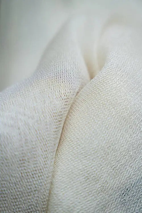 Sima vasalás könnyített ekrü készfüggöny 140x250 / fehér