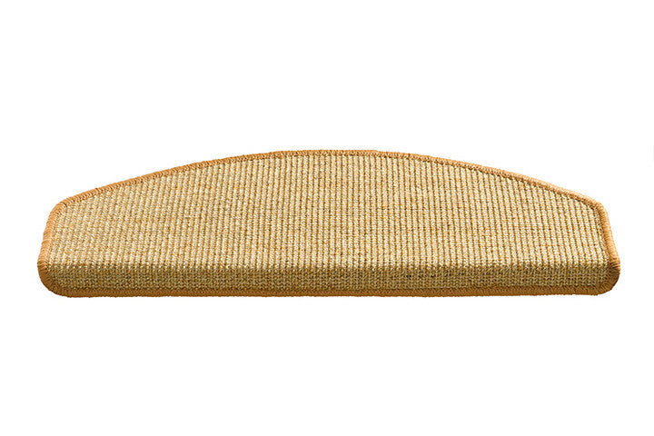 Sisal tweed lépcsőszőnyeg 25x65 / beige-barna