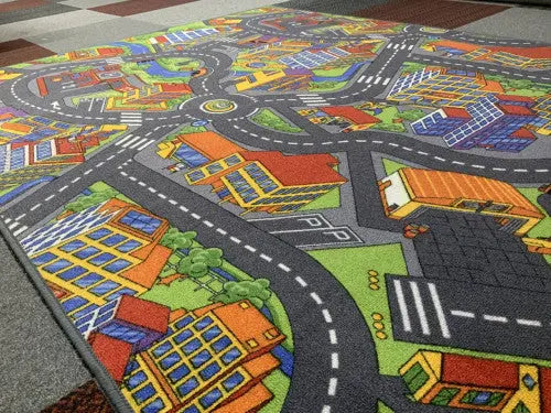 Smartcity játszószőnyeg 100x150 / szürke