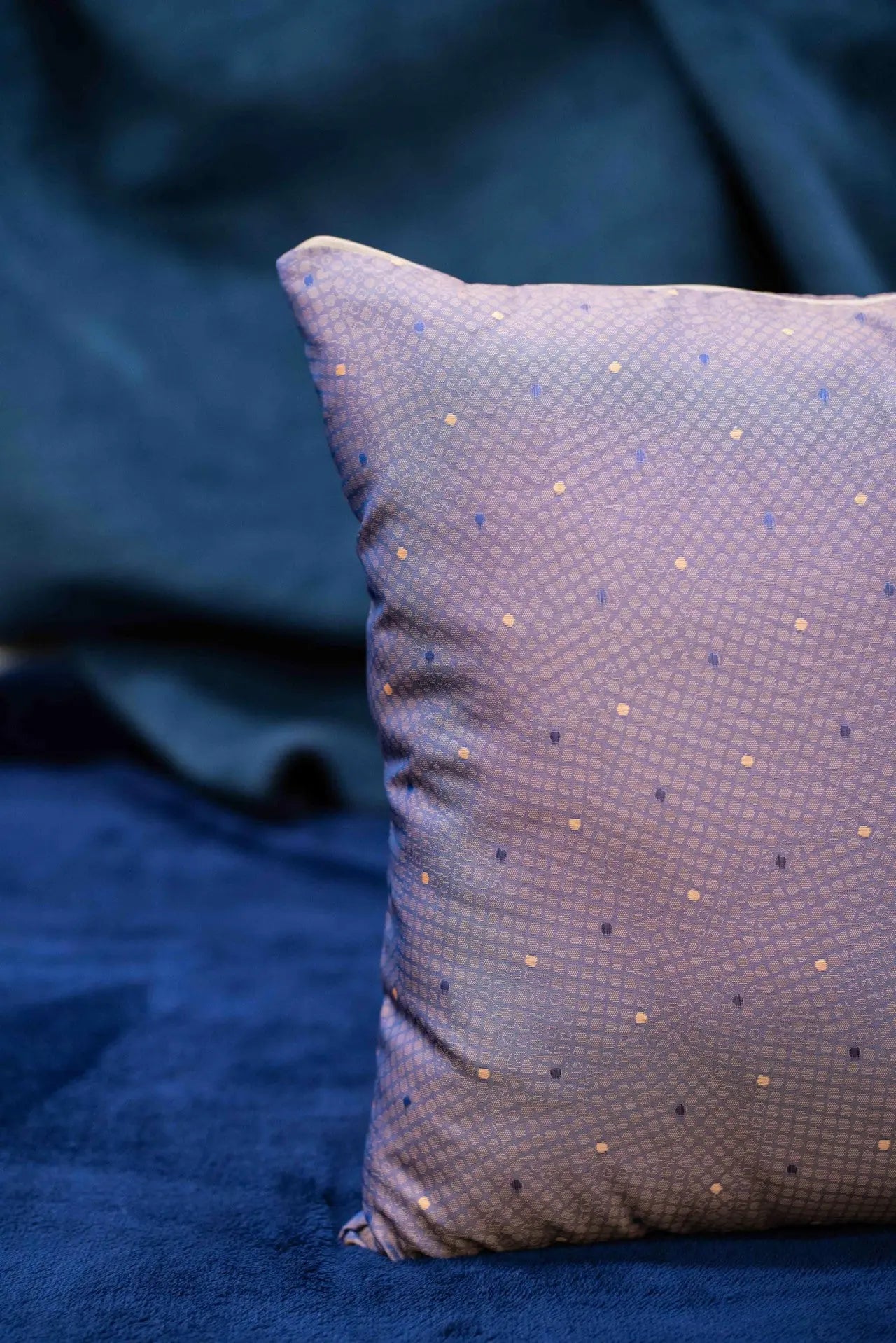 Snakek díszpárna huzat 40x40 / rózsaszín-lila