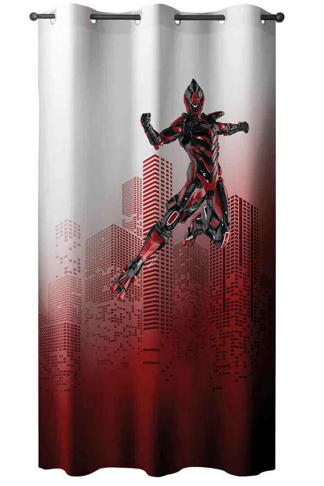 Softy robotos készfüggöny 160x240 / piros-bordó