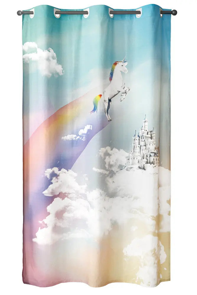Softy unikornisos készfüggöny 160x240