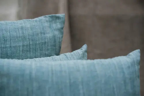 Solo türkiz díszpárna szett 05 3 darabos szett / kék