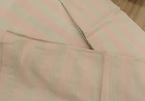 Stripes 3 részes ágynemű 3 darabos szett / rózsaszín-lila