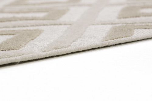 Summer bézs rombusz mintás kültéri szőnyeg 225 006 133x190 / beige-barna