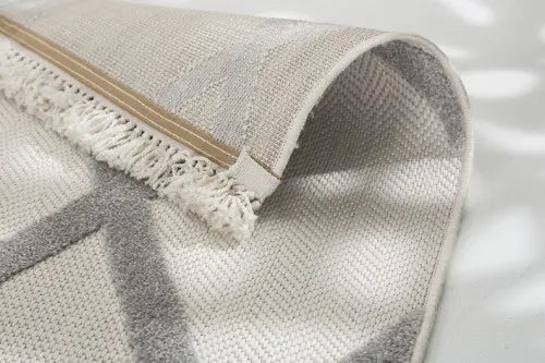 Summer szürke-fehér rombusz mintás kültéri szőnyeg 226 004 133x190 / szürke