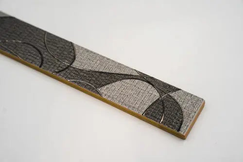 Textil hatású listello/Lisere 4,5x40 / szürke