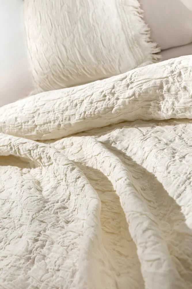 Times cream díszpárna 45x45 / beige-barna