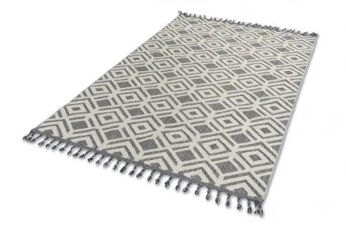 Trevi szürke-fehér kültéri szőnyeg 221 000 133x190 / szürke